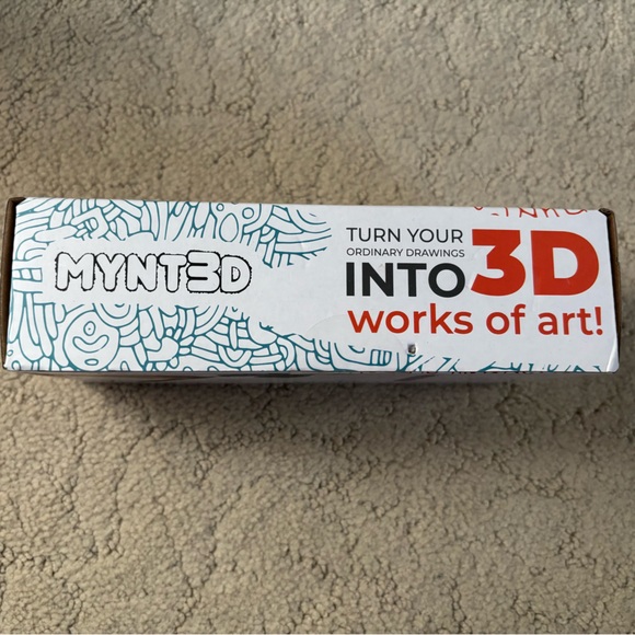 Super 3D Pen with Filament New In Box plus unopened Pen/Printer Filament - Picture 2 of 5